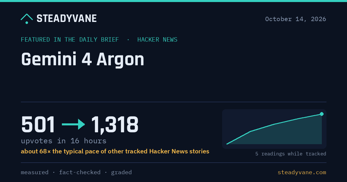 Google DeepMind launched Gemini 4 Argon, a new frontier model for coding, enterprise work and cyber defense