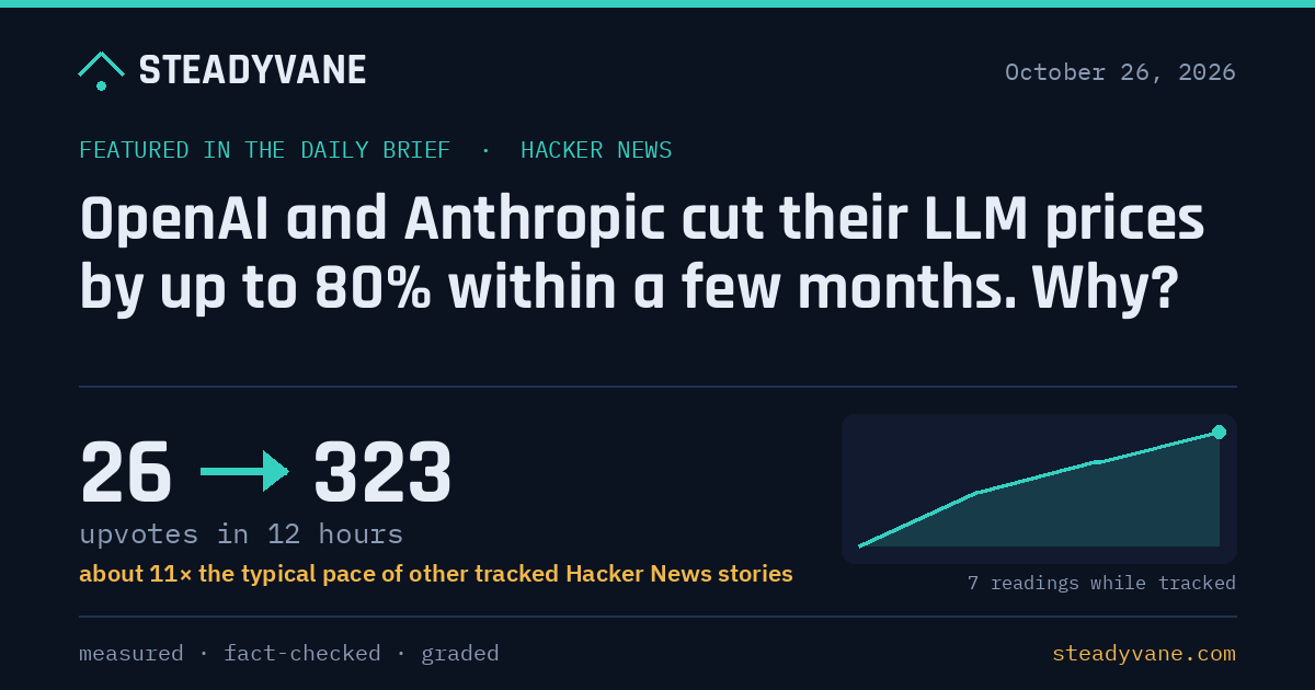 OpenAI cut GPT-5.6 Luna's price by 80%, and Anthropic's Opus 5.5 costs 20% less than Opus 5
